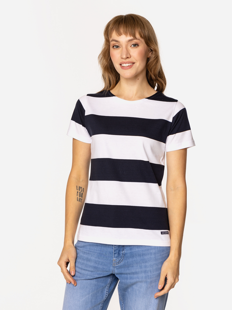 Футболка бавовняна жіноча Lee Cooper Noemi-5504 M Біла (5905991731146) - зображення 3
