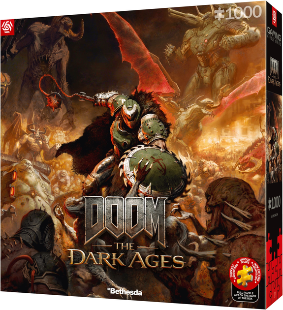 Puzzle GOOD LOOT Doom The Dark Ages Slayer's Rage 1000 elementów (5908305249771) - obraz 3