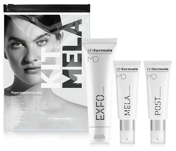 Набір для депігментації / MD M.E.L.A. resurfacing KIT pHformula - Фото 1 Набір для депігментації / MD M.E.L.A. resurfacing KIT pHformula - зображення 1
