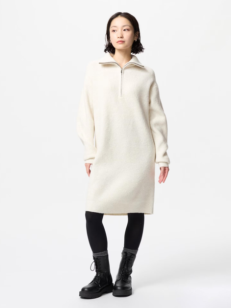 Сукня міді зимова жіноча Uniqlo 64368570 M Молочна від Rozetka на платформі USKIDKA Акція на Сукня міді зимова жіноча Uniqlo 64368570 M Молочна від Rozetka