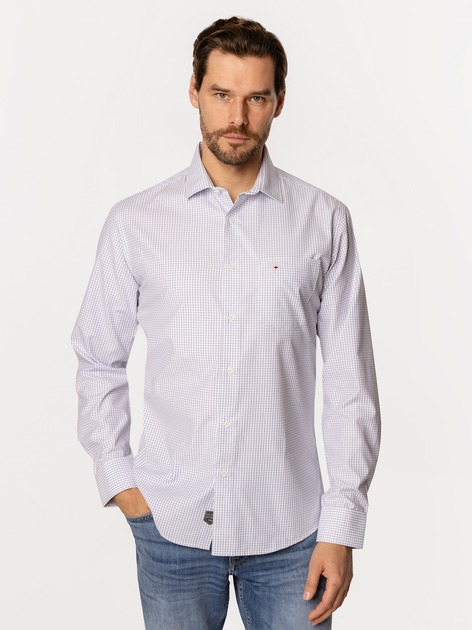 Акція на Сорочка бавовняна чоловіча Lee Cooper Windsor-Kl31 2XL Біла від Rozetka