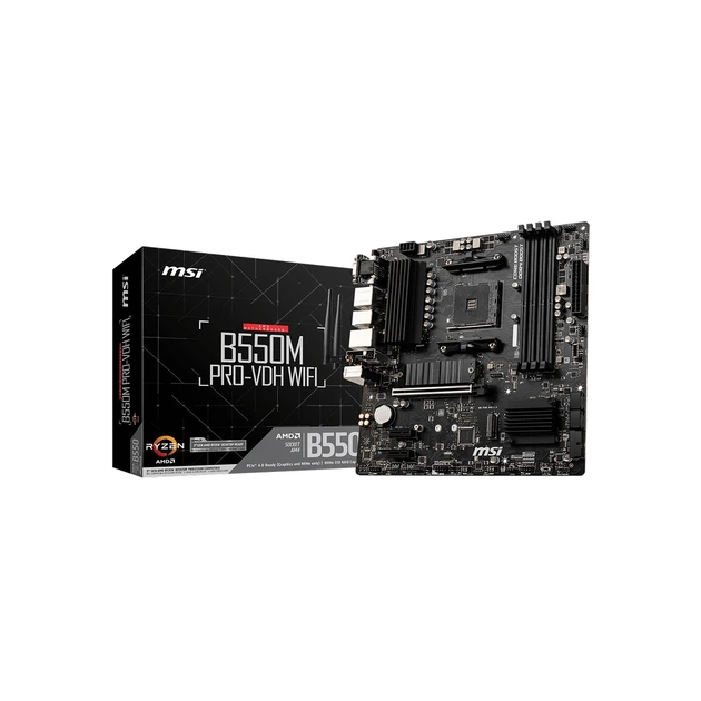 Материнская плата MSI B550M PRO-VDH WIFI - Фото 2 Материнская плата MSI B550M PRO-VDH WIFI - изображение 2