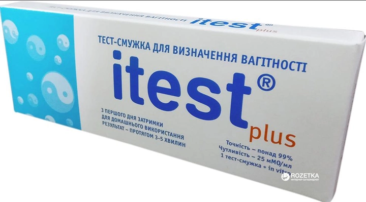 Тест-полоска Atlas Link ITEST Plus 1 штука (6941298300011) - изображение 1