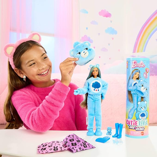Lalka Mattel Barbie Cutie Reveal Care Bears JCN96 (0194735273867) - obraz 7