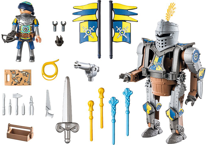 Zestaw zabawek dla dzieci Playmobil Novelmore Robot bojowy 71300 (4008789713001) - obraz 3