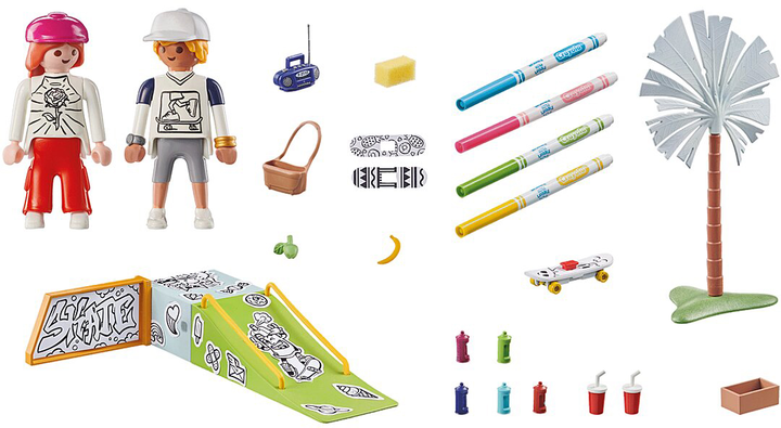 Дитячий ігровий набір Playmobil Скейтпарк 71515 (4008789715159) - зображення 3