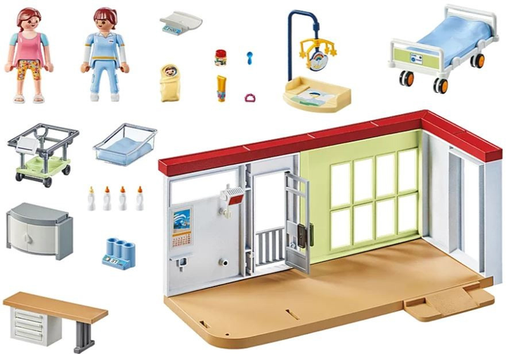 Іграшковий набір Playmobil Action Heroes Пологове відділення 71616 (4008789716163) - зображення 5