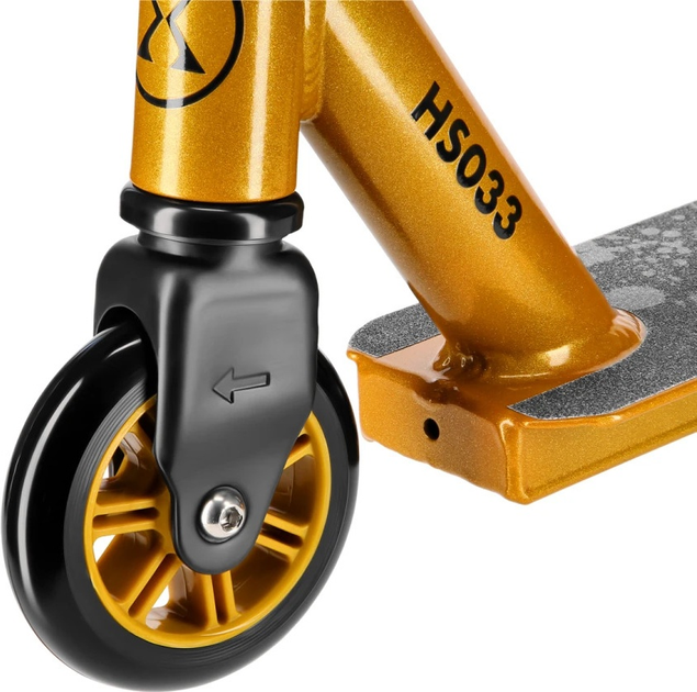 Самокат дитячий Nils Extreme для трюків HS033 Чорно-золотий (5907695541779) - зображення 4