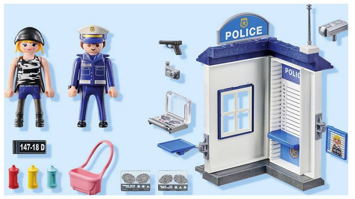 Zestaw zabawek dla dzieci Playmobil Action Heroes Policyjny pokój przesłuchań 71733 (4008789717337) - obraz 3