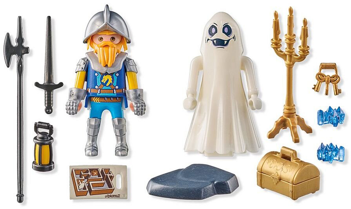 Zestaw zabawek dla dzieci Playmobil Novelmore Duch i rycerz Novelmore 71797 (4008789717979) - obraz 3