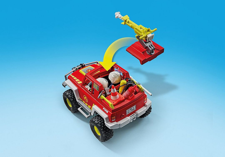 Zestaw zabawek dla dzieci Playmobil Action Heroes Wóz strażacki 71824 (4008789718242) - obraz 4