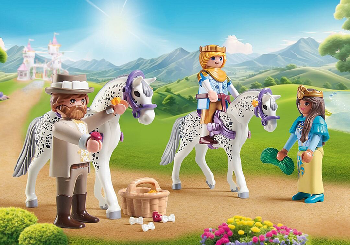Дитячий ігровий набір Playmobil Princess Magic Катання принцеси з королівською парою 71846 (4008789718464) - зображення 4