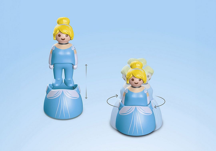 Zestaw zabawek dla dzieci Playmobil Junior & Disney: Zamek Kopciuszka 71457 (4008789714572) - obraz 6