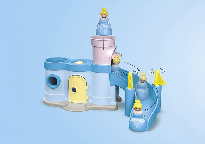 Zestaw zabawek dla dzieci Playmobil Junior & Disney: Zamek Kopciuszka 71457 (4008789714572) - obraz 7