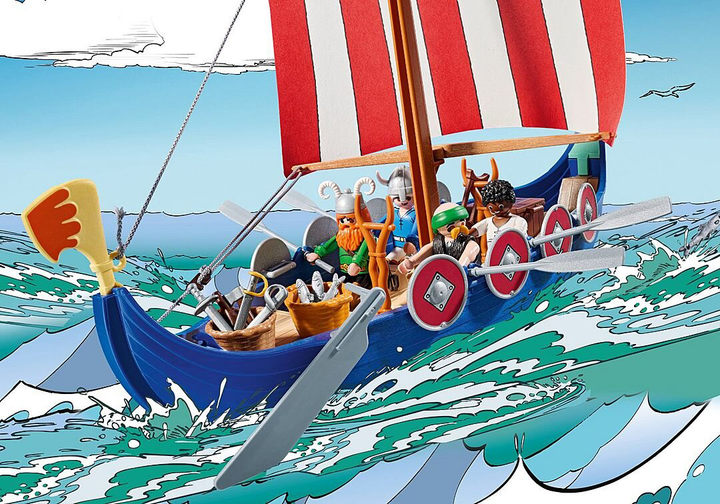 Zestaw zabawek dla dzieci Playmobil Asterix: Statek piracki 71888 (4008789718884) - obraz 5