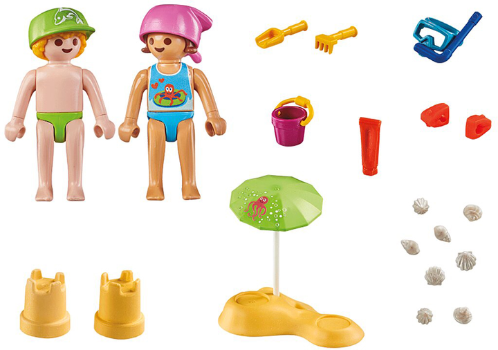 Zestaw do piasku Playmobil Special Plus Dzieci i zamek z piasku 71581 (4008789715814) - obraz 3