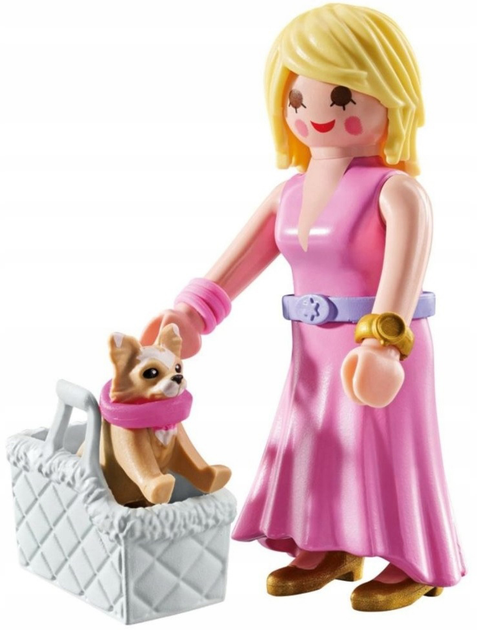 Набір фігурок Playmobil My Life Леді з чихуахуа 71737 (4008789717375) - зображення 3