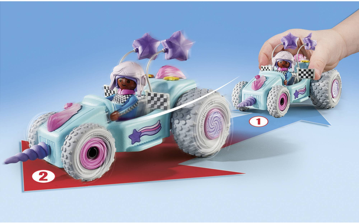 Гоночна машинка Playmobil Funstars: Єдиноріг 71635 (4008789716354) - зображення 5