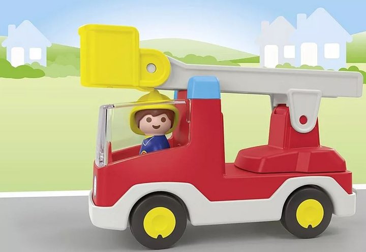 Пожежна машина Playmobil Junior з драбиною 71683 (4008789716835) - зображення 4