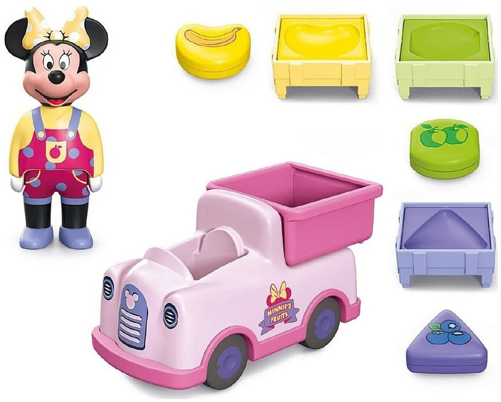 Іграшка для малюків Playmobil Junior & Disney Міккі Маус та сортувальник фруктів 71770 (4008789717702) - зображення 3