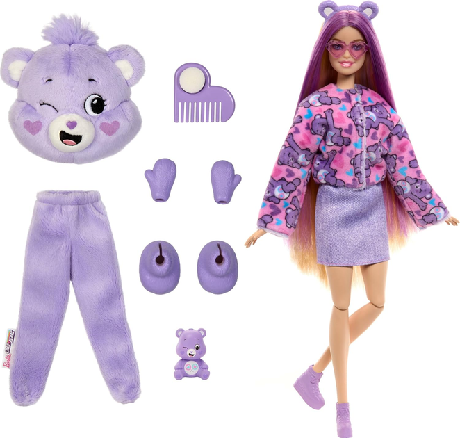 Лялька Mattel Barbie Cutie Reveal Care Bears JCN94 (0194735273928) - зображення 4