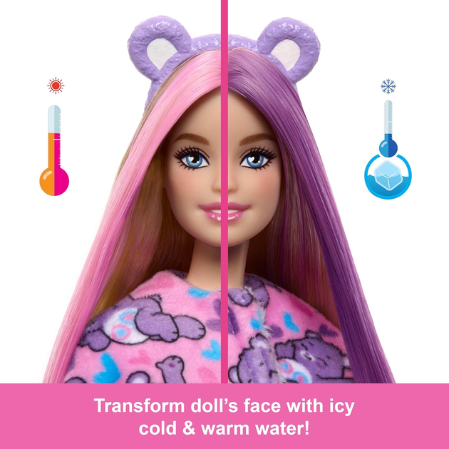 Лялька Mattel Barbie Cutie Reveal Care Bears JCN94 (0194735273928) - зображення 6
