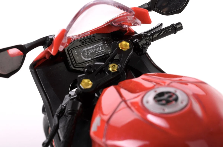 Motocykl Daffi RMZ Hobby SuzukiGSX reg red 1:12 (5905422081369) - obraz 5