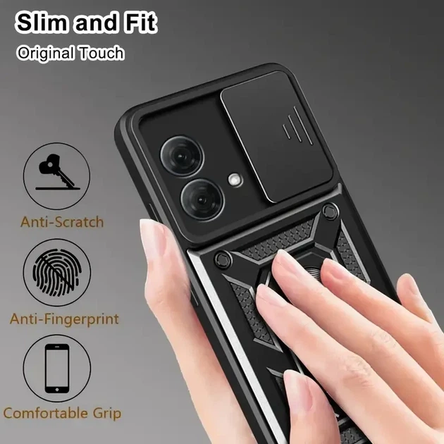 Ударопрочный чехол Camshield Serge Ring for Magnet для Motorola Edge 40 Neo - изображение 2