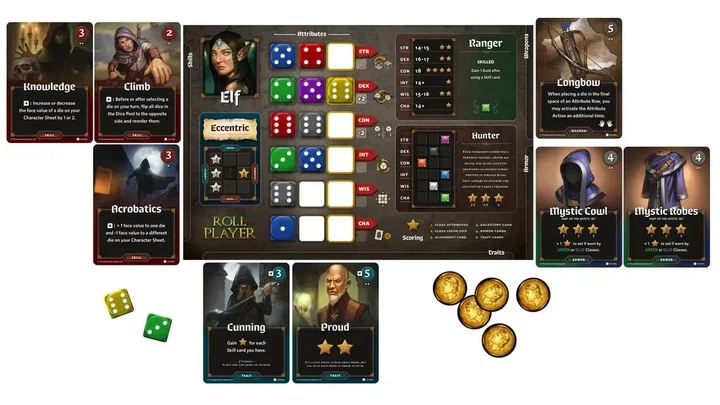 Настільна гра Roll Player (Шлях Героя, Англійською) (TWK2000) - Фото 2 Настільна гра Roll Player (Шлях Героя, Англійською) (TWK2000) - зображення 2