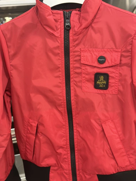 RW465 Куртка-бомбер вітровка для хлопця RefrigiWear червона 8 128-134см - Фото 10 RW465 Куртка-бомбер вітровка для хлопця RefrigiWear червона 8 128-134см - зображення 10