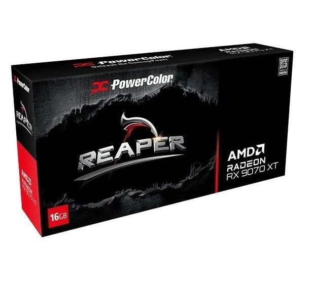 Видеокарта PowerColor AMD Radeon RX 9070 Reaper 16 GB GDDR6 20000 МГц Black (RX 9070 16G-A) - изображение 7