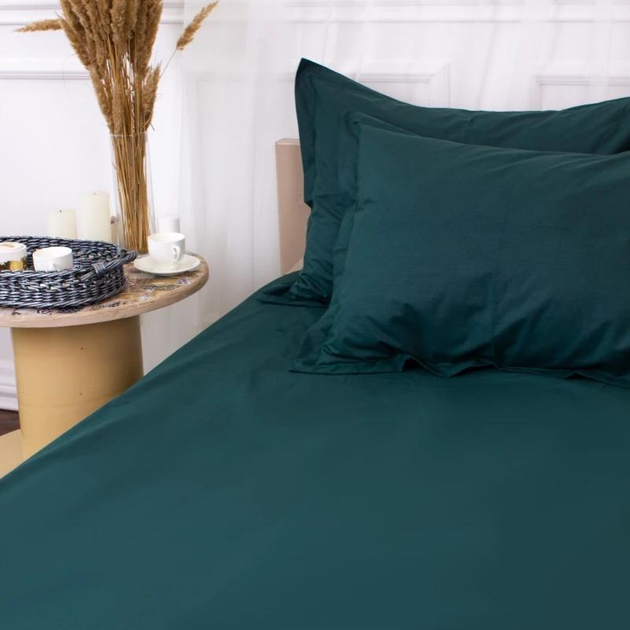Наволочка MirSon Poplin Line 091 Emerald 40x60 см від Rozetka на платформі USKIDKA Акція на Наволочка MirSon Poplin Line 091 Emerald 40x60 см від Rozetka