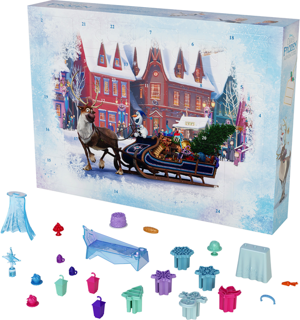 Адвент календар Mattel Disney Крижана пригода Олафа HWX20 (0194735222773) - зображення 3