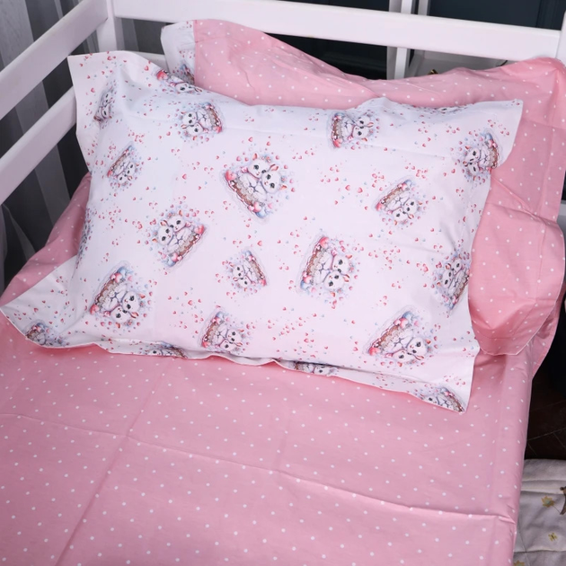 Простирадло на гумці MirSon Poplin Line Kids 04 Cats 90x200 см від Rozetka на платформі USKIDKA Акція на Простирадло на гумці MirSon Poplin Line Kids 04 Cats 90x200 см від Rozetka