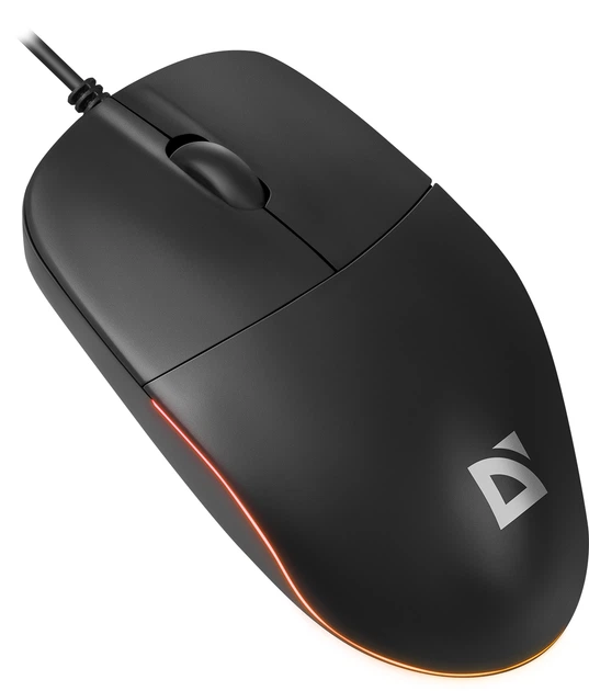 Mysz Defender Azora MB-241 LED USB Black  52241 (4745090825305) - obraz 3