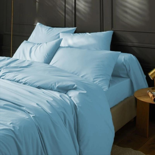 Простирадло на гумці MirSon Soft Elegance №12-4608 Clear Water 160х200 см від Rozetka на платформі USKIDKA Акція на Простирадло на гумці MirSon Soft Elegance №12-4608 Clear Water 160х200 см від Rozetka