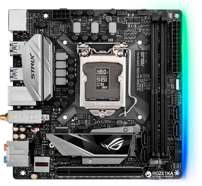 Материнская плата Asus Strix B250I Gaming (s1151, Intel B250, PCI-Ex16 ...