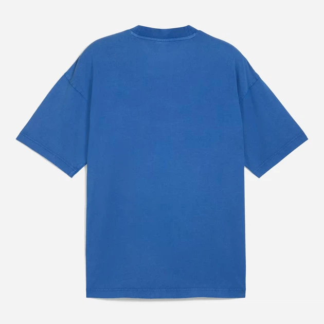 Футболка бавовняна довга чоловіча Puma F1 Graphic Tee 63013605 2XL Vivid Blue з принтом (4067983320590) - зображення 5