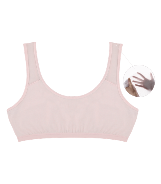 Подростковый топ однотонный с прозрачной вставкой на бретелях - Donella - 6071P - 158-164 см - Светло-бежевый - Фото 1 Подростковый топ однотонный с прозрачной вставкой на бретелях - Donella - 6071P - 158-164 см - Светло-бежевый - изображение 1