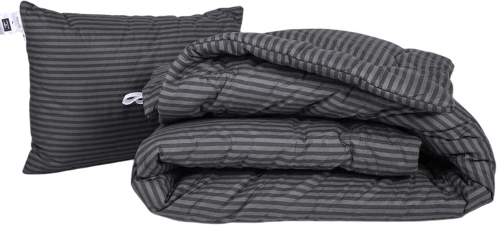 Набір MirSon №1081 Сolor Fun Line Ковдра зимова Полуторна 155х215 см 17-0611 Stripe Black Бавовна + Подушка 50x70 см від Rozetka на платформі USKIDKA Акція на Набір MirSon №1081 Сolor Fun Line Ковдра зимова Полуторна 155х215 см 17-0611 Stripe Black Бавовна + Подушка 50x70 см від Rozetka