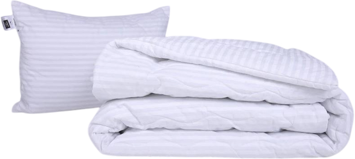 Набір MirSon №1138 Сolor Fun Line Ковдра демісезонна Двоспальна 172х205 см 17-0605 Stripe White Bamboo + Подушка 50x70 см від Rozetka на платформі USKIDKA Акція на Набір MirSon №1138 Сolor Fun Line Ковдра демісезонна Двоспальна 172х205 см 17-0605 Stripe White Bamboo + Подушка 50x70 см від Rozetka