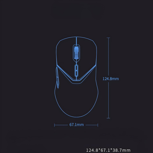 Игровая мышь Rapoo VT9PRO с комбинированным подключением, 26000 DPI, white +4K донгл V2M +беспроводной модуль - изображение 5