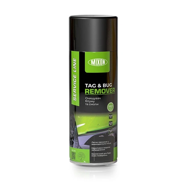 Засіб для видалення бітумної смоли Mixon Tar & Bug Remover 400мл - Фото 1 Засіб для видалення бітумної смоли Mixon Tar & Bug Remover 400мл - изображение 1