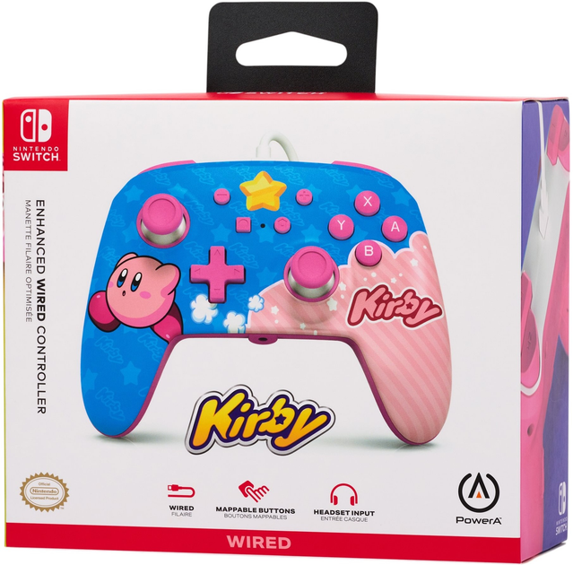 Геймпад PowerA NSW ENH Nintendo Switch Wired Controller - Kirby (0617885030819) - зображення 11