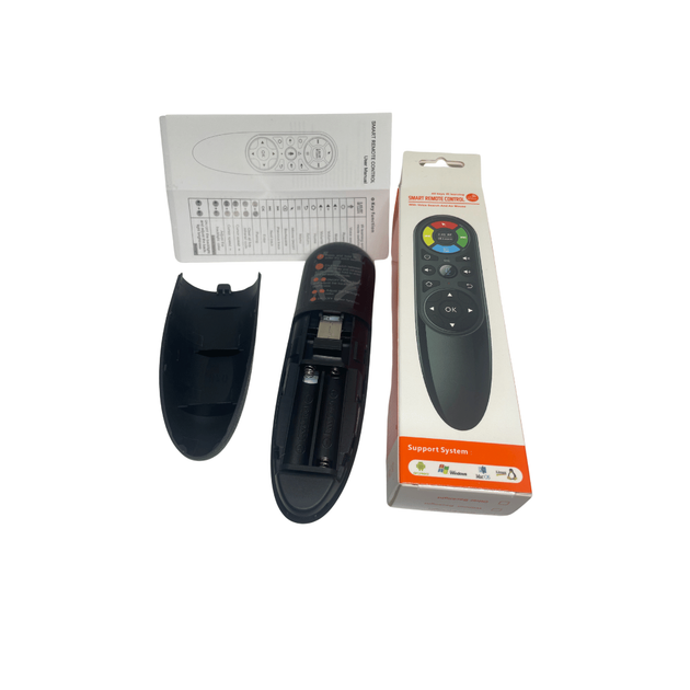 Пульт дистанційного керування Q6 Pro Air mouse USB 2.4G (гіроскоп + мікрофон + кольорове підсвічування клавіш) - изображение 2