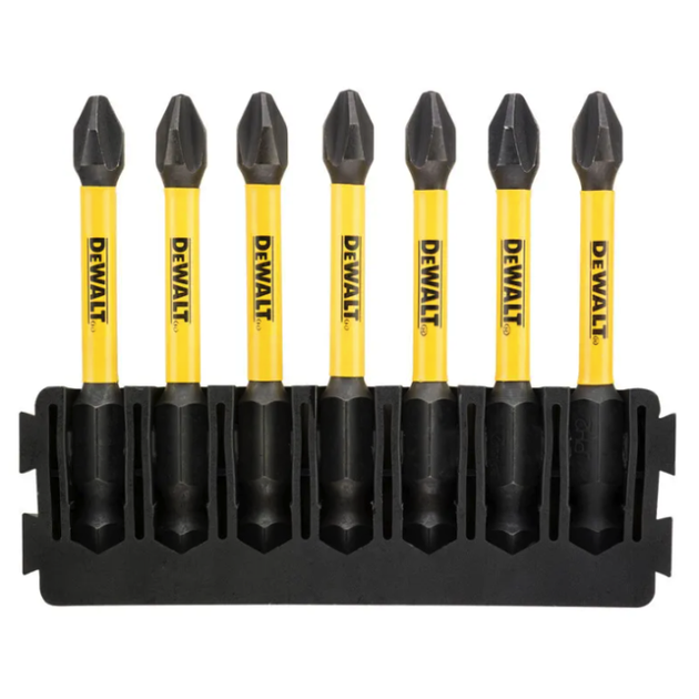 Кассета с битами DeWALT EXTREME FlexTorq PZ2 Pozidriv 7шт (DT70821) - Фото 1 Кассета с битами DeWALT EXTREME FlexTorq PZ2 Pozidriv 7шт (DT70821) - изображение 1