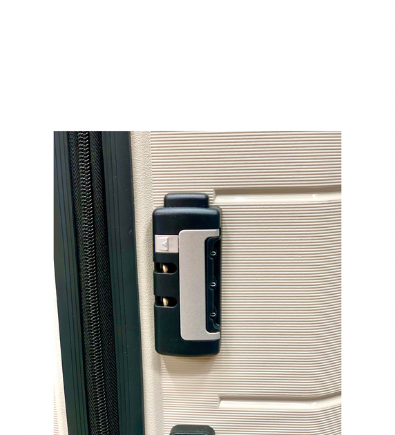Валіза My Polo поліпропілен на 4-х підвійних колесах маленька S 50Л світло-бежевий ПП005-S - Фото 2 Валіза My Polo поліпропілен на 4-х підвійних колесах маленька S 50Л світло-бежевий ПП005-S - зображення 2