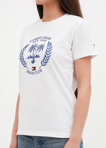 Жіноча футболка Tommy Hilfiger Beach Club 706-6020WT L - зображення 2