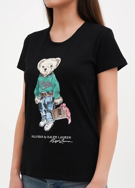 Футболка женская Ralph Lauren Bear FS-5023BL L - Фото 2 Футболка женская Ralph Lauren Bear FS-5023BL L - изображение 2