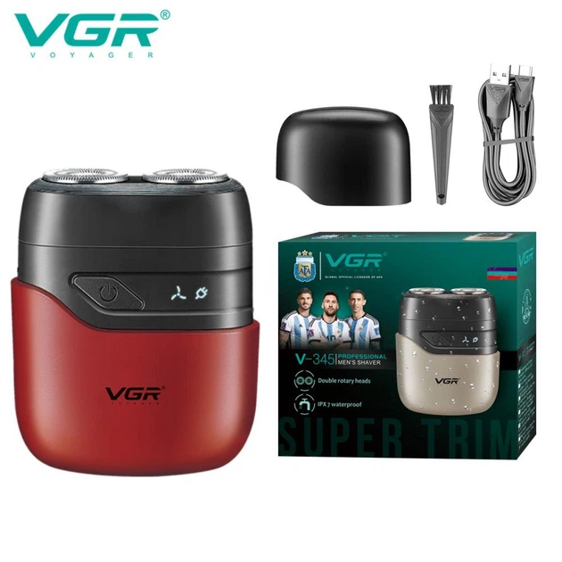 Электробритва VGR V-345. Цвет: красный - изображение 2